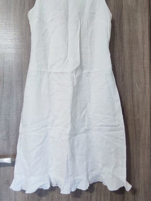 Sarah Lawrence linen dress white size S like new