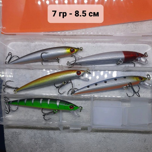 Lures new, set of 5 for trout and perch fishing