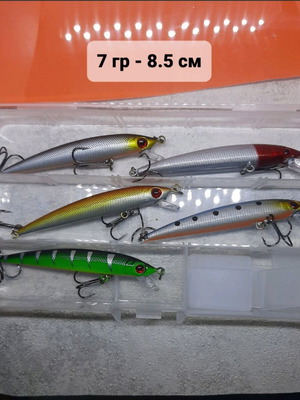 Lures new, set of 5 for trout and perch fishing