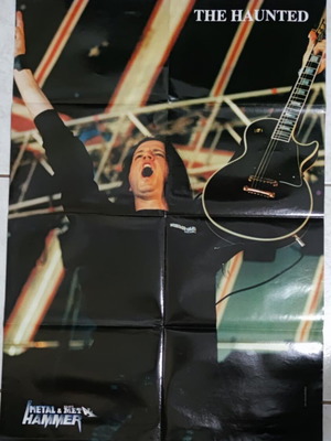 Rob Halford / The Haunted double-sided poster used from Metal Hammer