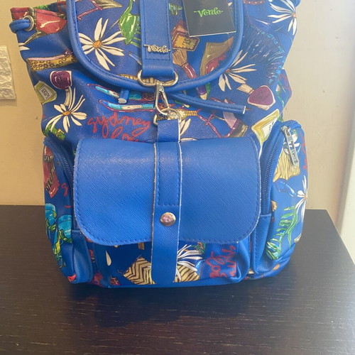 Verde backpack new, blue
