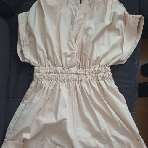 Zara sporty elegant jumpsuit like new, beige, size L