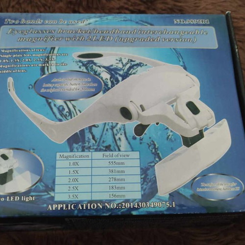 Magnifying glasses 5 levels with LED light new