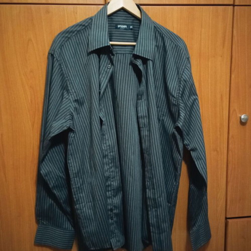 Sprider men's striped shirt 3XL like new, black and gray