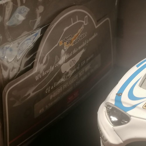 Peugeot 307 cc WRC Limited Edition 1/18 Scale New