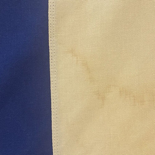Vintage Greek sea flag used, sewn with plaque stitching, 1.00x1.50m
