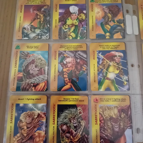 Vintage Marvel Overpower Trading Cards set of 36, new