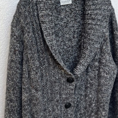 C&A knitted cardigan gray XL