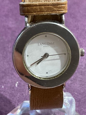 Vintage ρολόι Lancôme με δερμάτινο λουράκι σαν καινούργιο