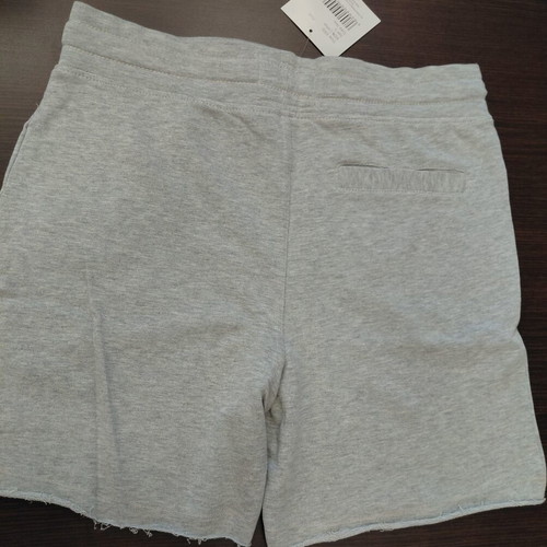 Joy men's gray bermuda shorts size S new, 100% cotton