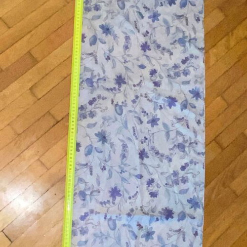 Vintage φουλάρι με floral μοτίβο, made in Italy, μεταχειρισμένο