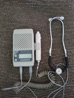 Doppler Hadeco Bidop ES-100V2 used, missing battery cover