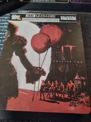 It Chapter Two 4K Ultra HD Blu-ray SteelBook like new Best Buy exclusive