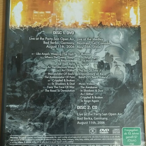 Kataklysm Live in Deutschland DVD and CD, death metal
