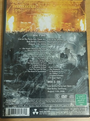 Kataklysm Live in Deutschland DVD and CD, death metal