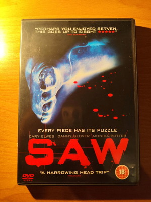 Saw DVD σαν καινούργιο, αγγλική έκδοση 2004