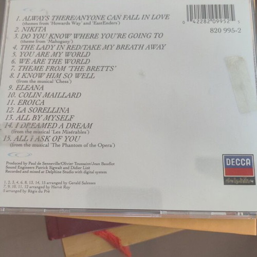 Richard Clayderman Songs of Love CD