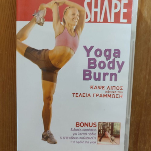 Yoga exercise DVD new, Shape magazine