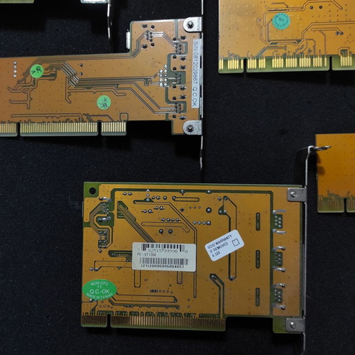 PCI expansion cards pack of 5 used, USB and Firewire