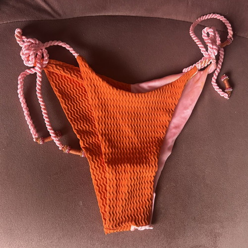 Maaji bikini reversible, like new, size S, pink and orange