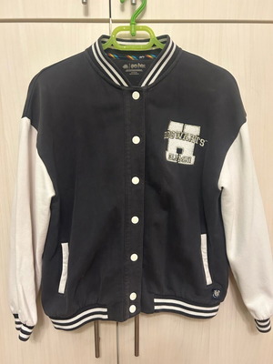 Marks and Spencer college jacket like new, unisex, black and white
