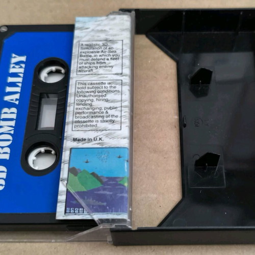 3D Bomb Alley (Software Invasion) for BBC Micro cassette like new