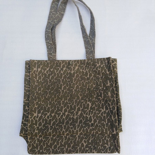 Tote bag shoulder fabric with giraffe print new