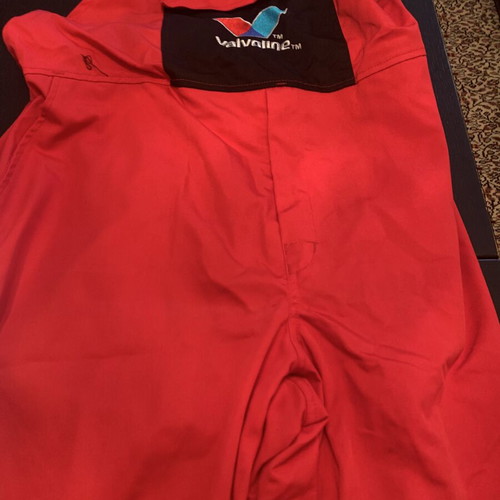 Valvoline work overall with suspenders and cap size XXL like new