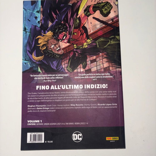 Tim Drake: Robin Vol. 1 Mistero Alla Marina comic book Italian like new