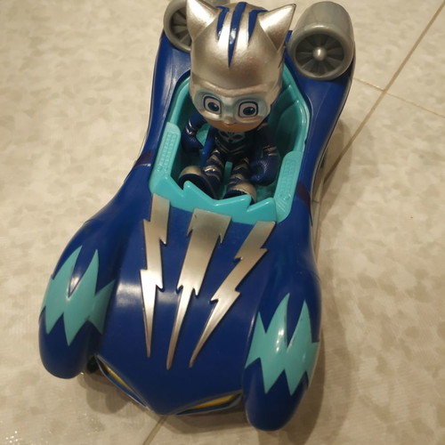 PJ Masks Catboy Turbo Blast car used with Catboy figure