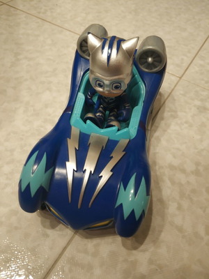 PJ Masks Catboy Turbo Blast αυτοκίνητο μεταχειρισμένο με φιγούρα Catboy