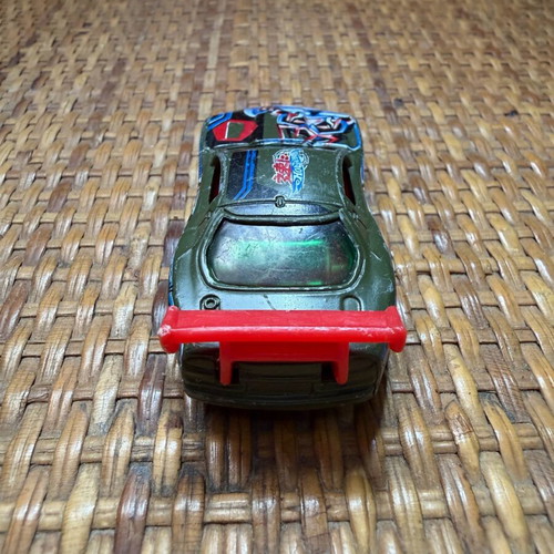 Vintage Hot Wheels 1998 Olds Aurora GTS-1 used with Transformer graphics and Japanese writing