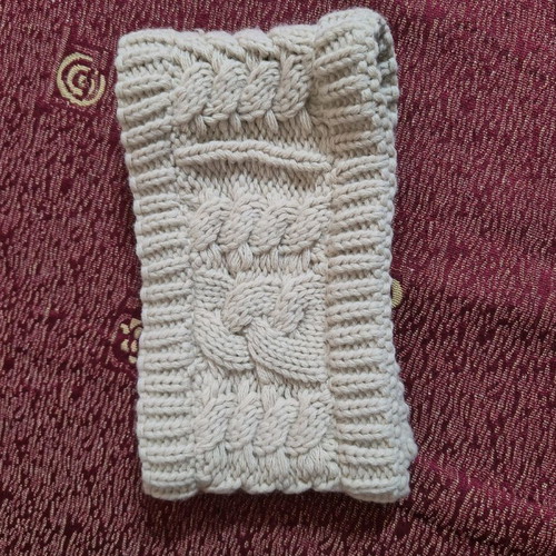 Wool hairband like new, beige