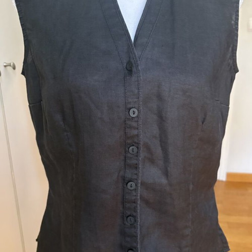 Yessica linen shirt vest size M
