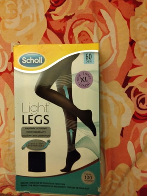 Καλσόν συμπίεσης 60 DEN Scholl μαύρο XL αφόρετο καινούργιο