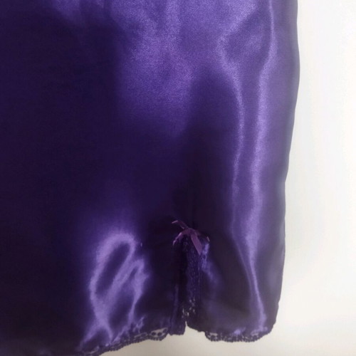 Satin nightdress like new, size S, purple