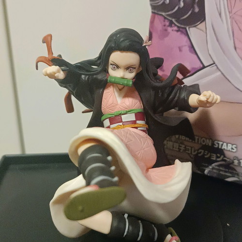 Nezuko Demon Slayer Bandai Vibration Stars figure used authentic