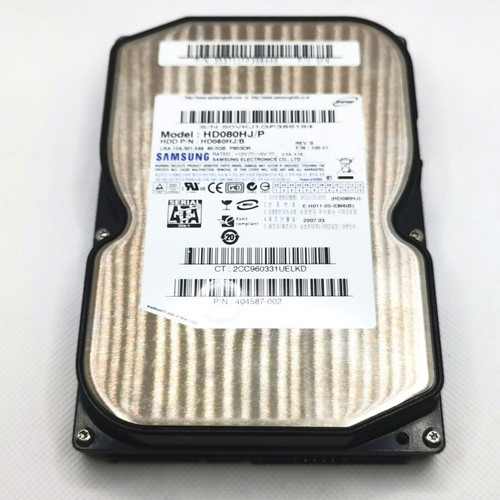 Samsung HD080HJ 80GB Serial ATA μεταχειρισμένος σκληρός δίσκος