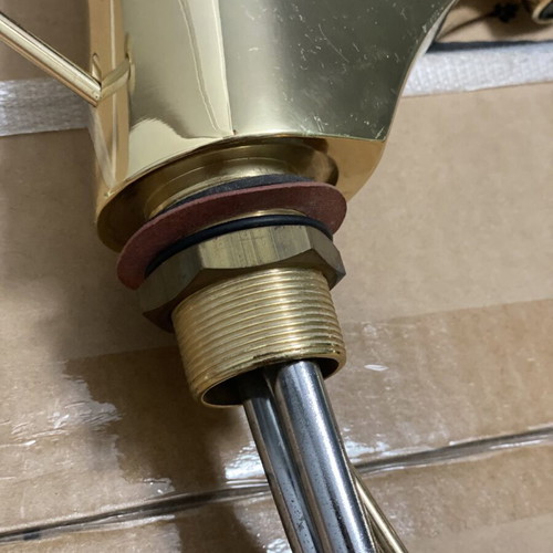 Ib-rubinetterie vintage sink faucet like new, brass