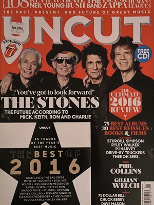 Περιοδικό Uncut καινούργιο, Rolling Stones τεύχος 236 Ιανουάριος 2017 με CD