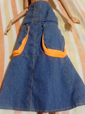 My Scene denim skirt for doll