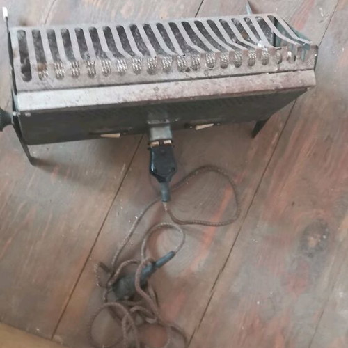 Vintage electric heater restored