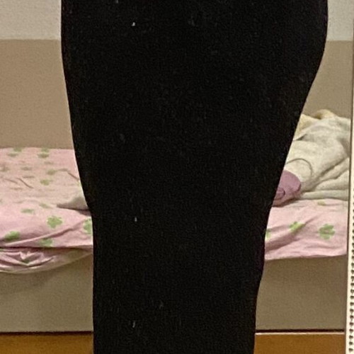 Zara midi skirt black size M like new