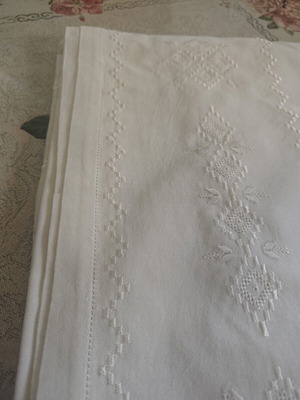Lefkaditiko Tablecloth handmade 150x120 cm new