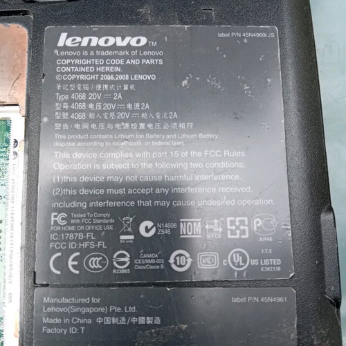 Lenovo netbook used for parts as is