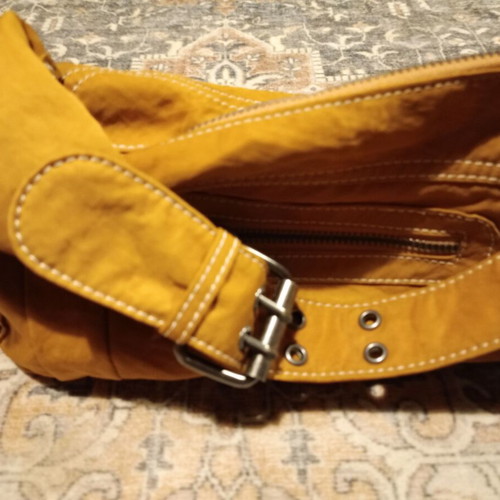 Pull&Bear Shoulder Bag New Mustard Color with Adjustable Strap