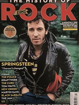 Uncut The History of Rock 1981 magazine Bruce Springsteen like new