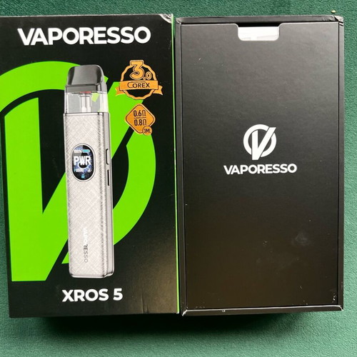 Vaporesso Xros 5 3ml E-Cigarette Kit with 1500mAh Battery Grey Silk and 3 Replacement Pods