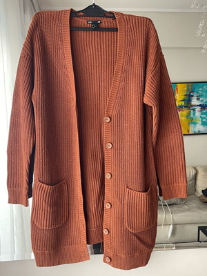 Brown knitted cardigan H&M like new, size M