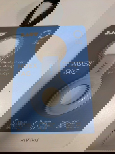 LAUT HEUX СИЛИКОНОВА КЕЙС ЗА КЛЮЧОВЕ ЗА APPLE AIRTAG-POWDER BLUE